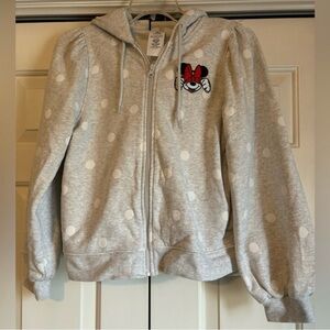Disney Women’s XS Minnie Mouse Zipper Hoodie